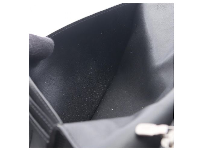 Louis Vuitton Portemonnaie Brazza aus Damier Infini Leder Schwarz - Ansicht 9
