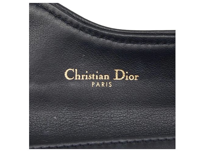 Monedero de jacquard Dior Oblique Christian Dior Azul marino - vista 7