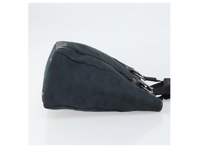 Borsa Gancini in tela Salvatore Ferragamo Blu navy - vista 3