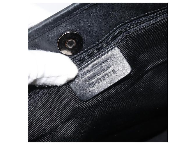 Borsa Gancini in tela Salvatore Ferragamo Blu navy - vista 6