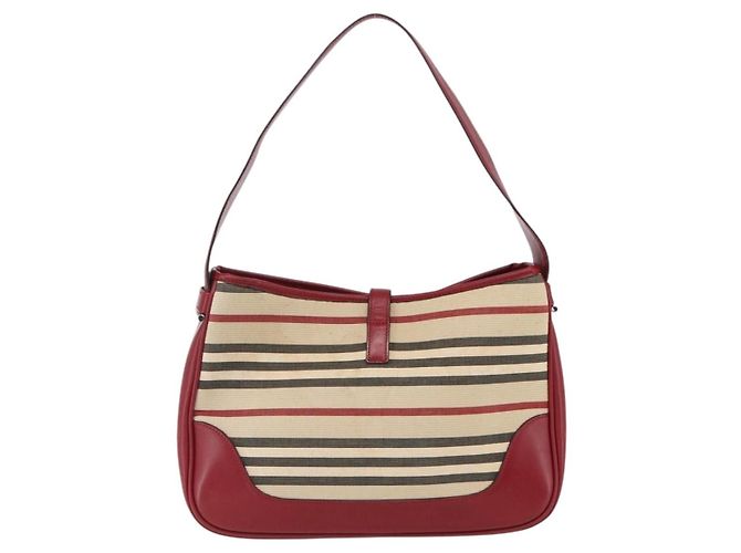 Borsa a spalla Burberry Blue Label in tela Beige - vista 2