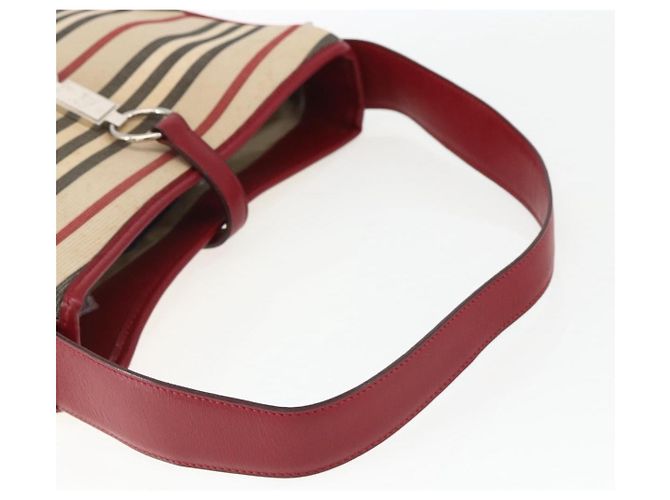 Borsa a spalla Burberry Blue Label in tela Beige - vista 7