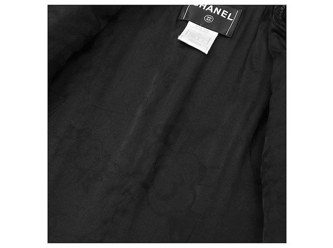 Timeless Chanel Little Black Tweed Wool Blend Jacket - view 13