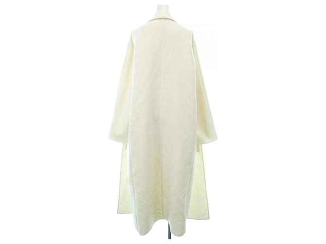 Hermès Abrigo de cachemira Hermes Blanco - vista 2