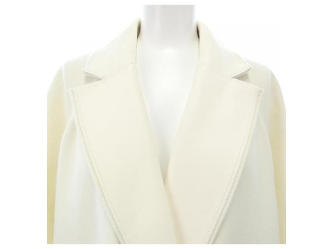 Hermès Abrigo de cachemira Hermes Blanco - vista 5