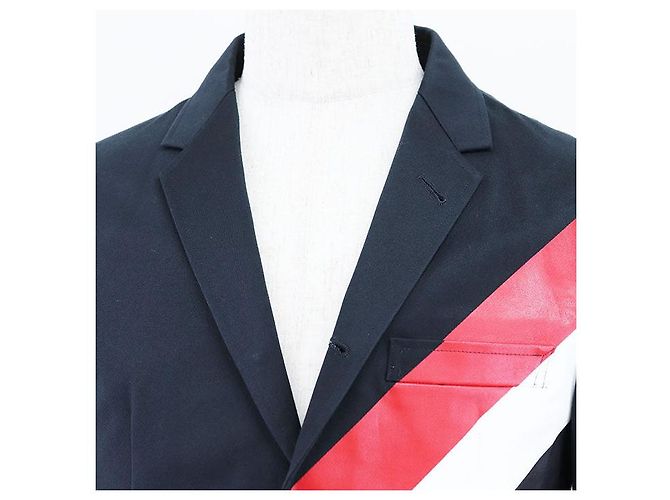 Thom Browne BLAZER CLÁSSICO NÃO CONSTRUÍDO em Twill de Algodão Pesado Azul Azul marinho - vista 2