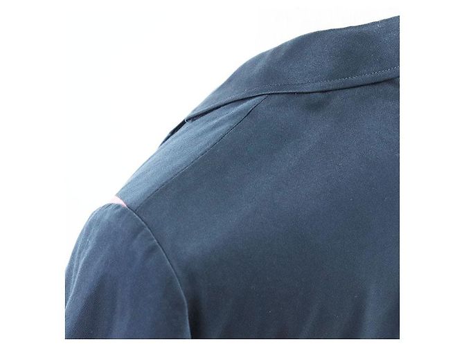 Thom Browne BLAZER CLÁSSICO NÃO CONSTRUÍDO em Twill de Algodão Pesado Azul Azul marinho - vista 5