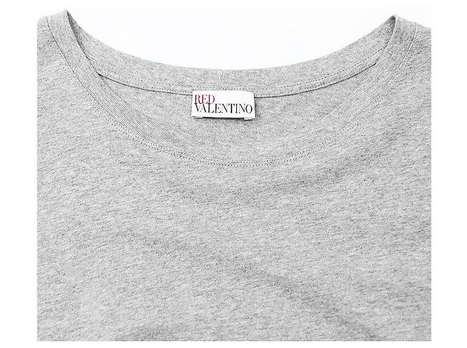 Autre Marque Camiseta de algodón Red Valentino Castaño Negro - vista 6