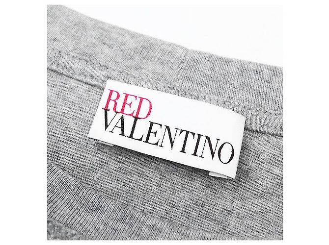 Autre Marque Camiseta de algodón Red Valentino Castaño Negro - vista 7