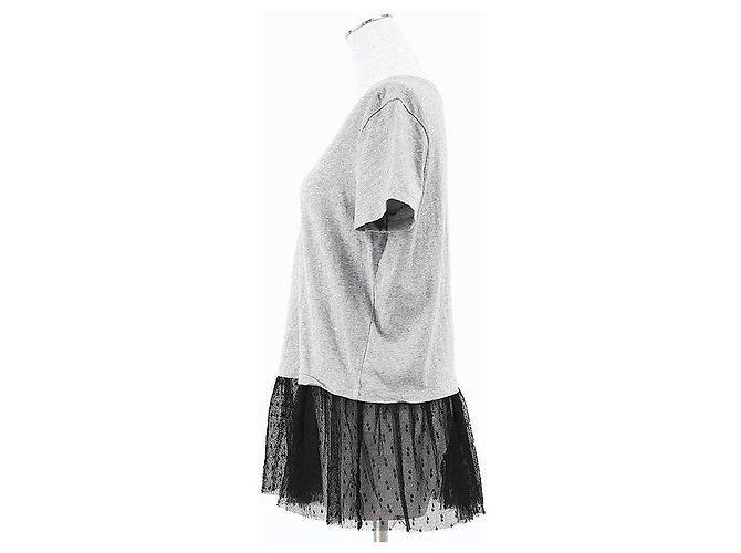 Autre Marque Camiseta de algodón Red Valentino Castaño Negro - vista 9