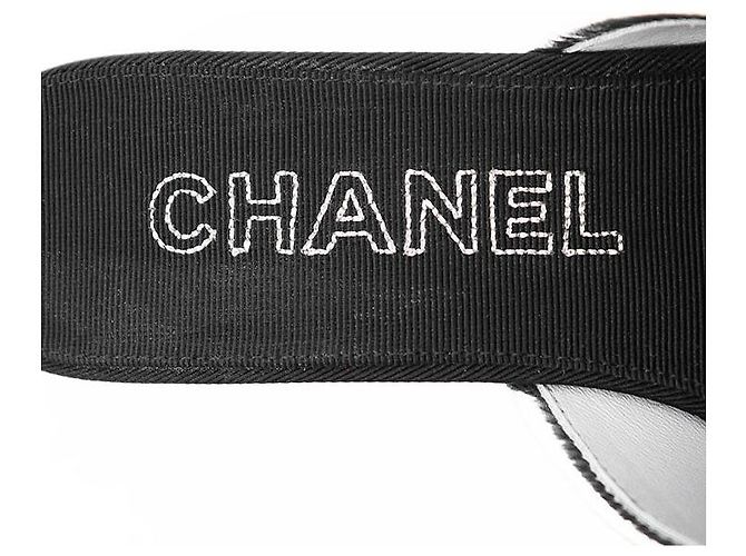 Timeless Chanel G32849 Sandale Schwarz Silber - Ansicht 4