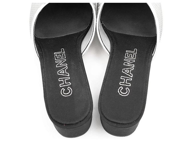 Timeless Chanel G32849 Sandale Schwarz Silber - Ansicht 8