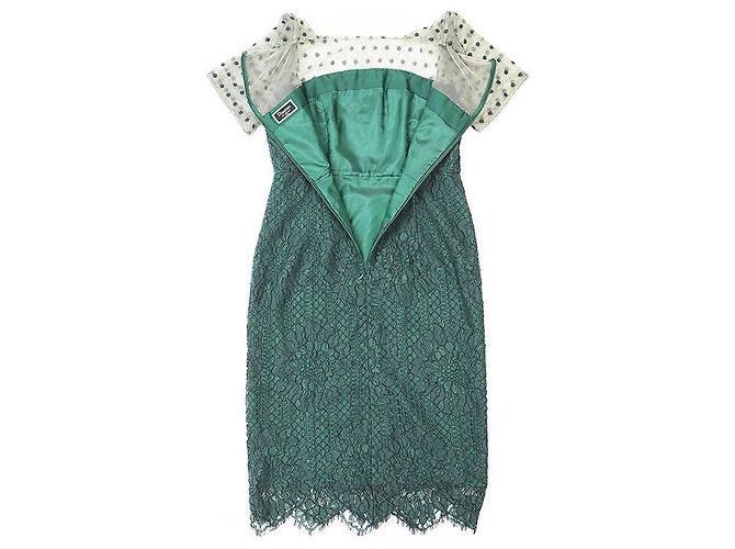 Autre Marque GRACE CONTINENTAL Kleid Nylon Kleid Grün - Ansicht 9