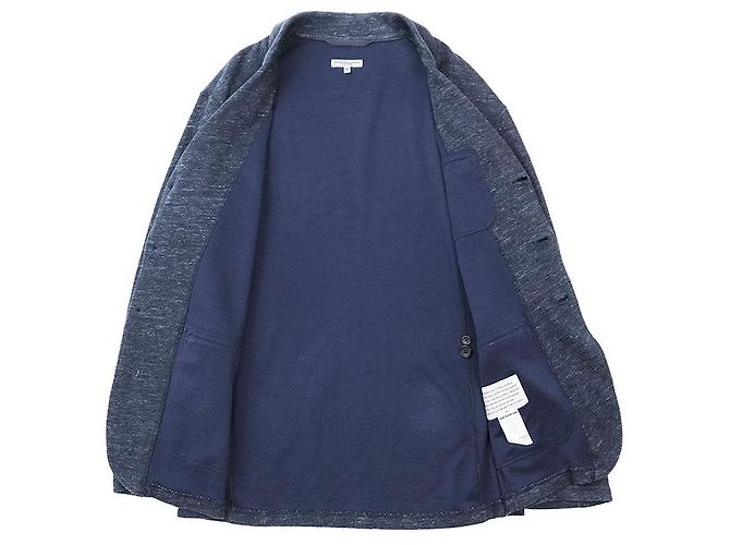Autre Marque Chaqueta de punto de algodón y lino melange a medida de Engineered Garments Azul Azul marino - vista 5