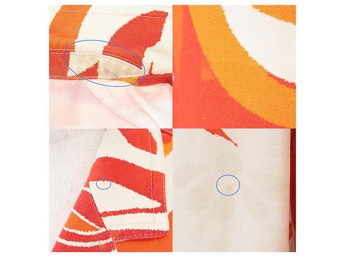 Autre Marque Chaqueta de algodón con motivo floral Dries Van Noten Naranja - vista 9