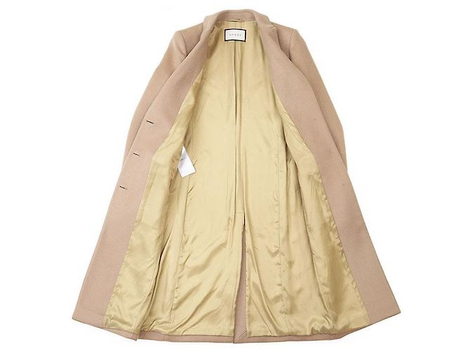 Abrigo Gucci 100% lana Beige - vista 8