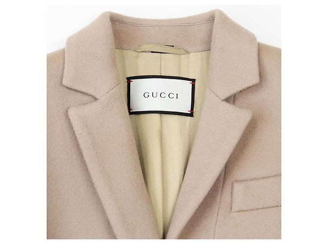 Abrigo Gucci 100% lana Beige - vista 9