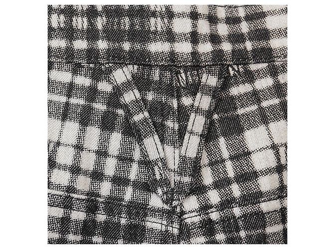 Shorts de algodão com padrão check Louis Vuitton Preto - vista 10