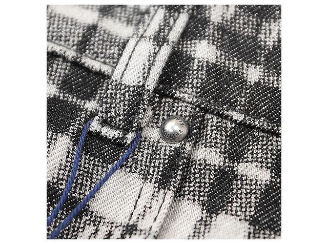 Shorts de algodão com padrão check Louis Vuitton Preto - vista 12