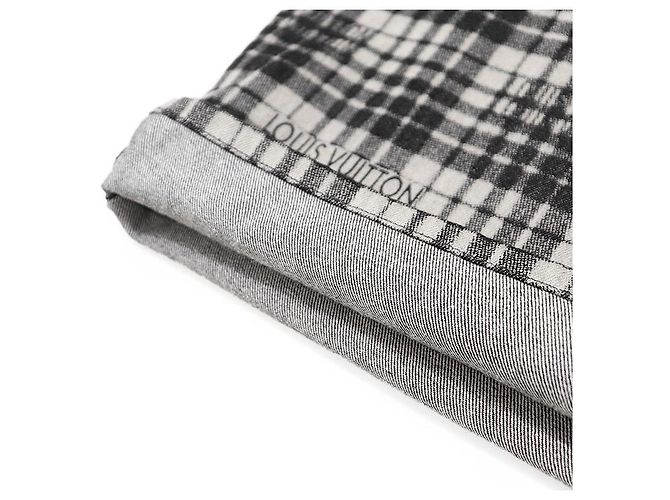 Shorts de algodão com padrão check Louis Vuitton Preto - vista 6