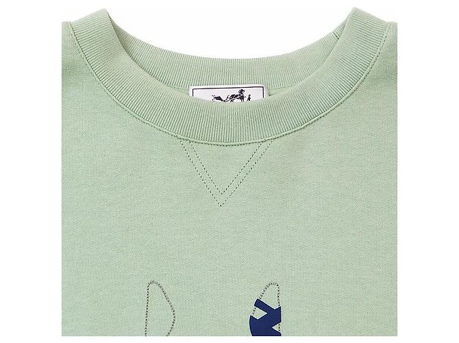 Herren Sweatshirt aus Baumwolle von Hermès Grün - Ansicht 2