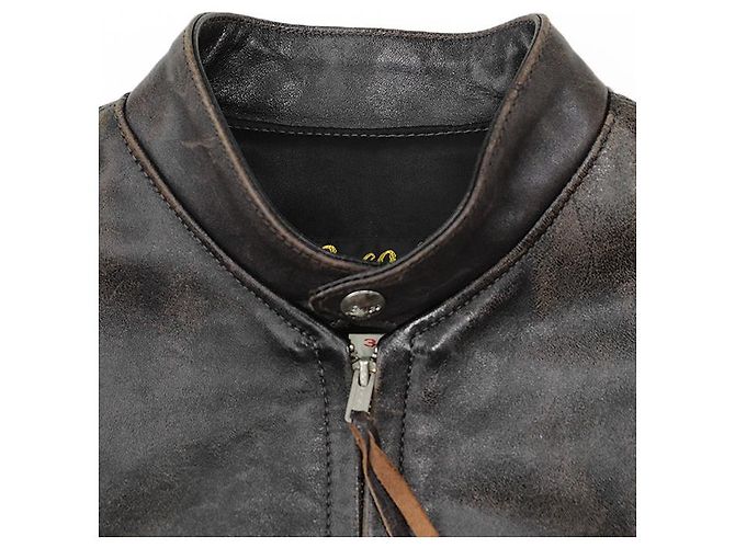 Autre Marque La verdadera chaqueta de cuero Buco J-100 de McCOY'S Bronce Marrón oscuro - vista 2