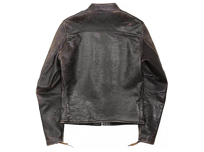 Autre Marque La verdadera chaqueta de cuero Buco J-100 de McCOY'S Bronce Marrón oscuro - vista 6