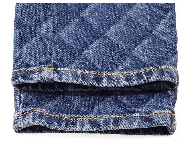 Timeless Chanel P73402 Denim-Hose Blau - Ansicht 6