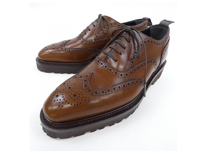 Autre Marque WH Lederschuhe Braun - Ansicht 3