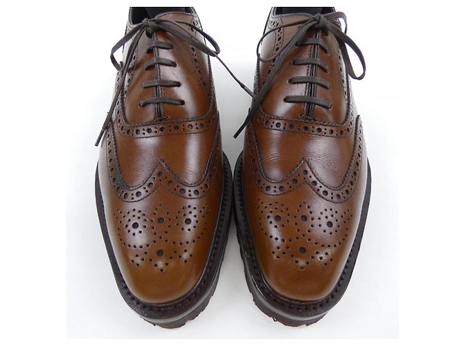 Autre Marque WH Lederschuhe Braun - Ansicht 7