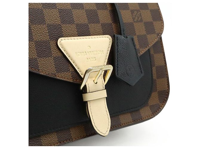 Borsa 2 in 1 Damier Beaumarchais di Louis Vuitton Nero - vista 9