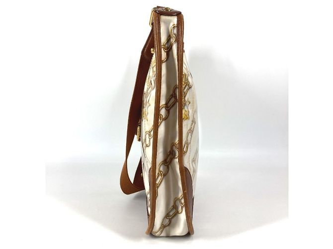 Borsa a Spalla Musette Monogram di Louis Vuitton Marrone Bianco - vista 3