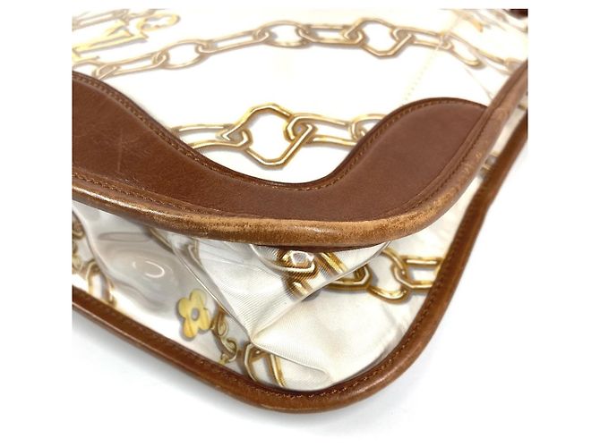 Borsa a Spalla Musette Monogram di Louis Vuitton Marrone Bianco - vista 6