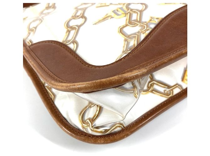 Borsa a Spalla Musette Monogram di Louis Vuitton Marrone Bianco - vista 7
