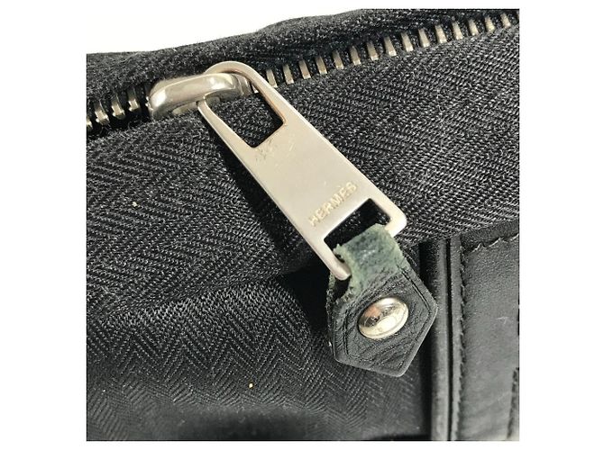 Hermès Borsa a Spalla con Logo Acapulco Hermes Nero - vista 18