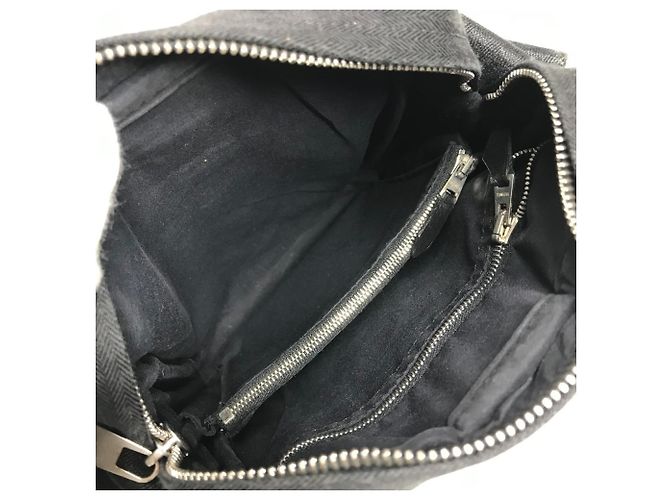 Hermès Borsa a Spalla con Logo Acapulco Hermes Nero - vista 3