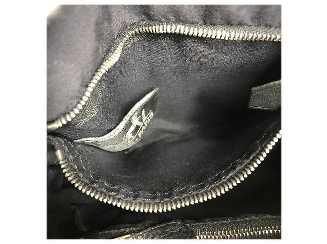 Hermès Borsa a Spalla con Logo Acapulco Hermes Nero - vista 5