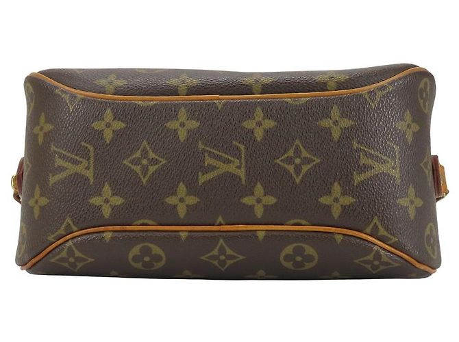 Borsa a spalla in pelle Nume Monogram Blower Louis Vuitton Marrone - vista 4