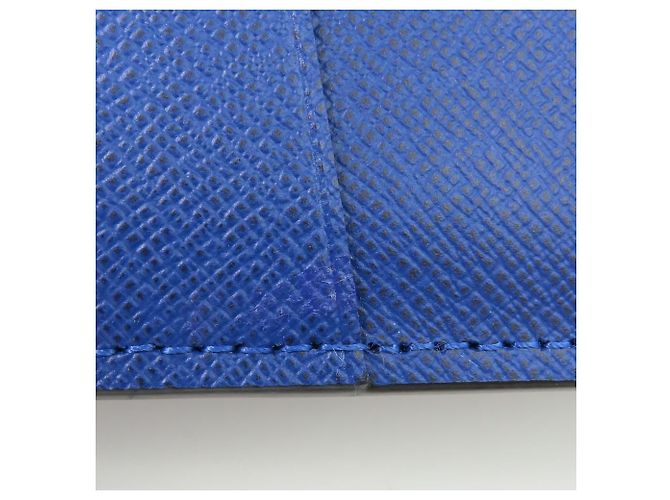 Cartera Bifold Brazza Taiga Monogram Louis Vuitton Azul - vista 17