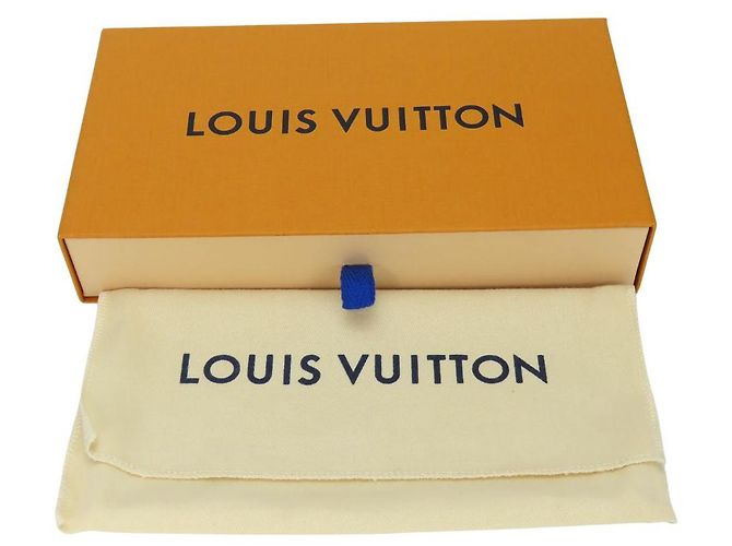 Cartera Bifold Brazza Taiga Monogram Louis Vuitton Azul - vista 20