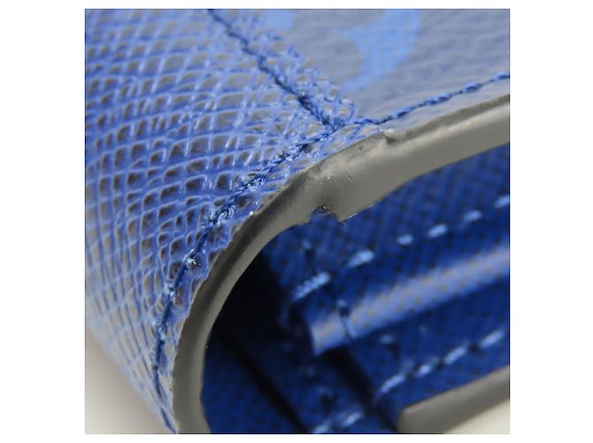 Cartera Bifold Brazza Taiga Monogram Louis Vuitton Azul - vista 7