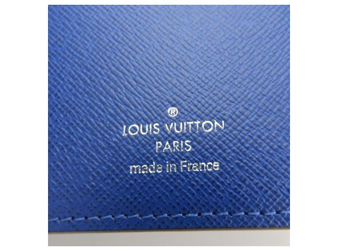 Cartera Bifold Brazza Taiga Monogram Louis Vuitton Azul - vista 9