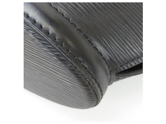 Louis Vuitton Saint Jacques Epi-Leder Tote Bag Schwarz - Ansicht 6