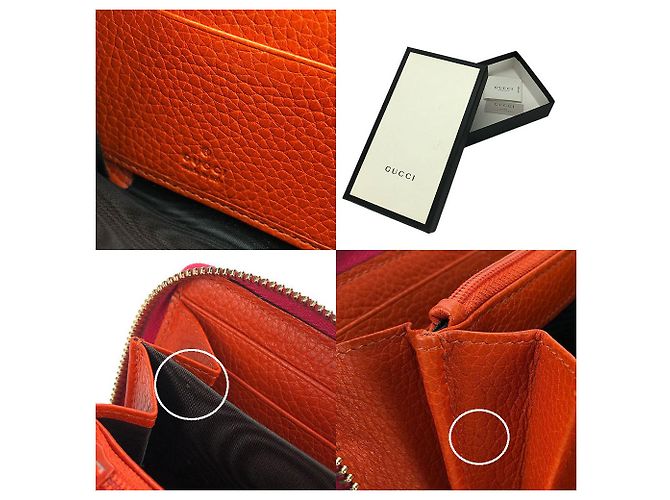 Gucci Bamboo Zip Around Long Wallet Leather Wallet - view 14