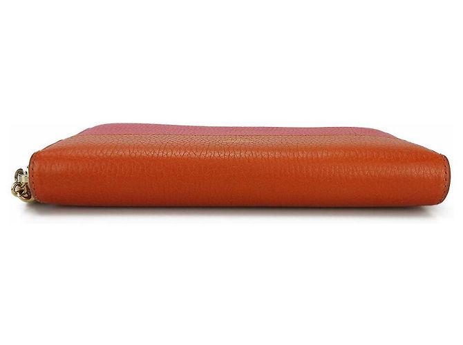 Gucci Bamboo Zip Around Long Wallet Leather Wallet - view 3
