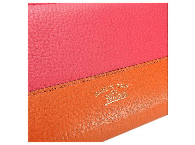 Gucci Bamboo Zip Around Long Wallet Leather Wallet - view 4