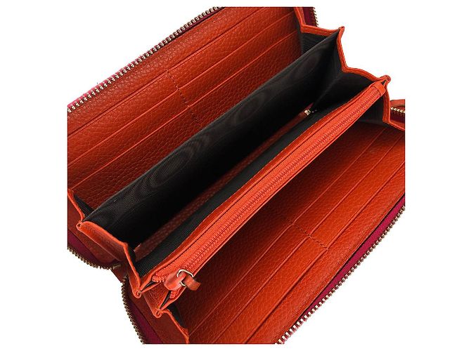 Gucci Bamboo Zip Around Long Wallet Leather Wallet - view 6