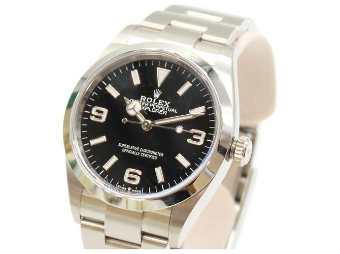 Rolex Explorer 1 aus Edelstahl Schwarz - Ansicht 2
