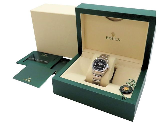 Rolex Explorer 1 aus Edelstahl Schwarz - Ansicht 4
