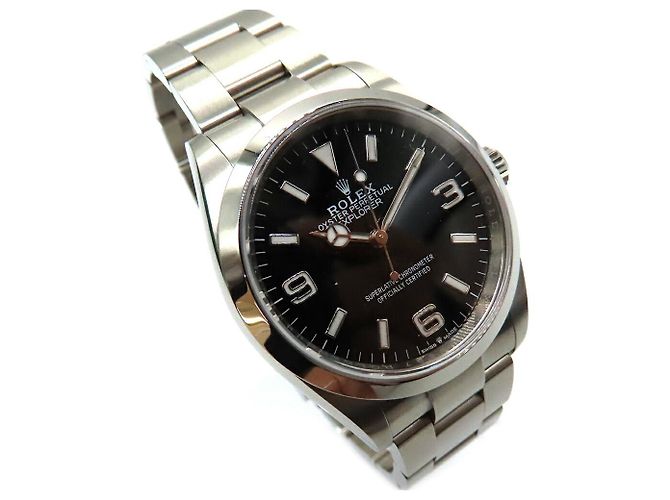 Rolex Explorer 1 aus Edelstahl Schwarz - Ansicht 5
